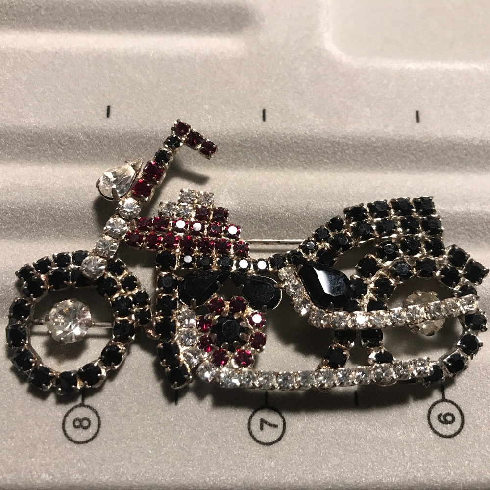 Vintage Motorcycle brooch